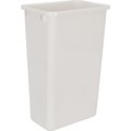 Hardware Resources White 50 Quart Plastic Waste Container CAN-50W